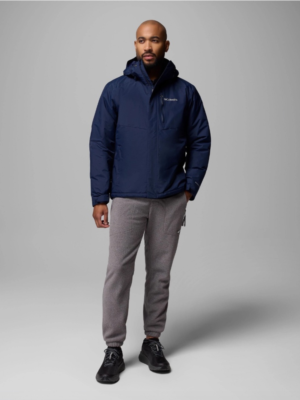 NWT Columbia Men's Cascading Peaks Insulated Jacket in Collegiate Navy Size XXL